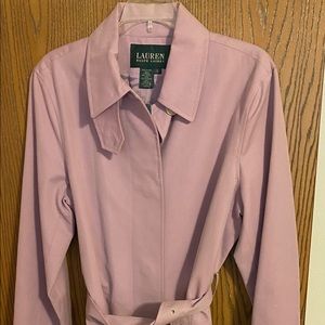 Lilac colored, all weather coat